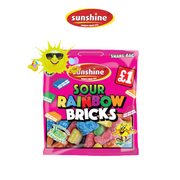 Sunshine Sour Rainbow Bricks 120g