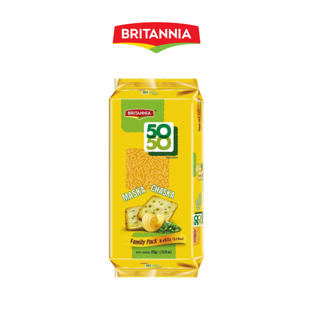 Britannia - 50 50 Sweet & Salty Crackers Family Pack - 372g