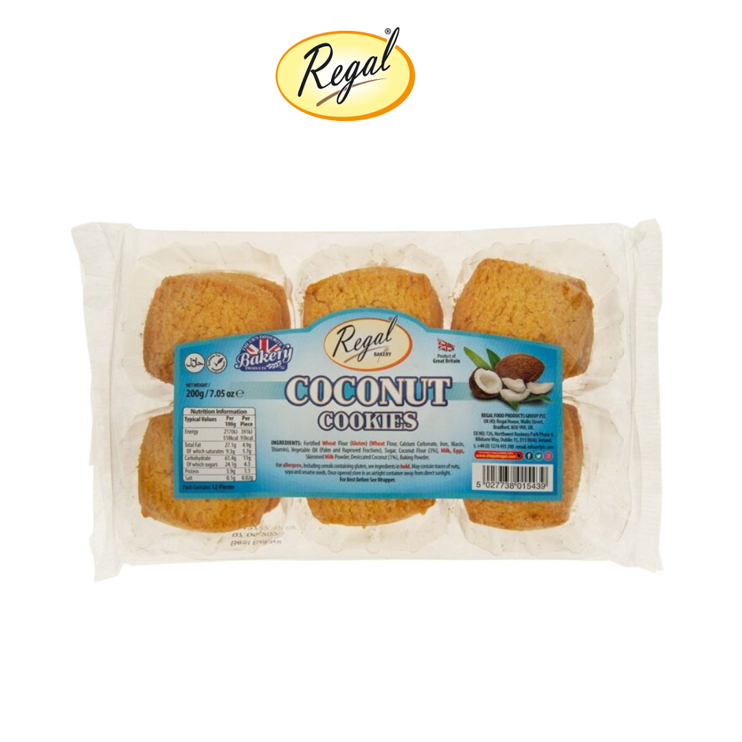 Regal Coconut Cookies – 12pcs, 200g