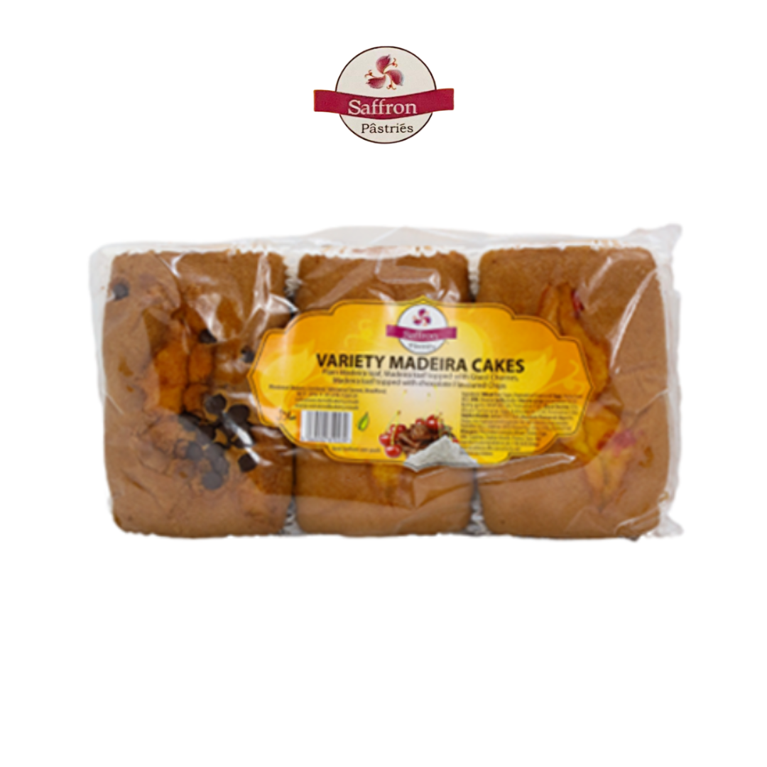 Saffron Variety Madeira Cakes