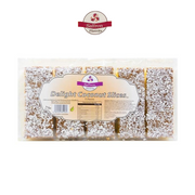 Saffron Delight Coconut Slices – 5 pcs