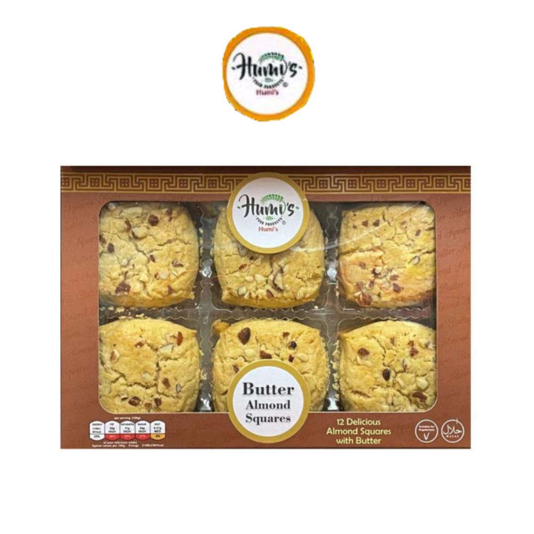 Humi's Butter Almond Squares 12pcs