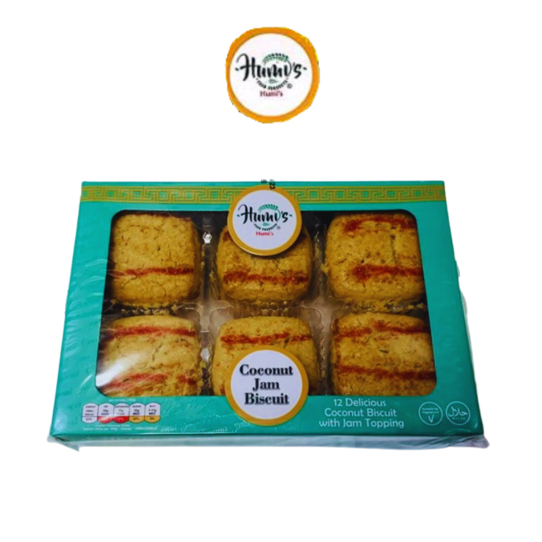 Humi's Coconut Jam Biscuits – 12 pcs