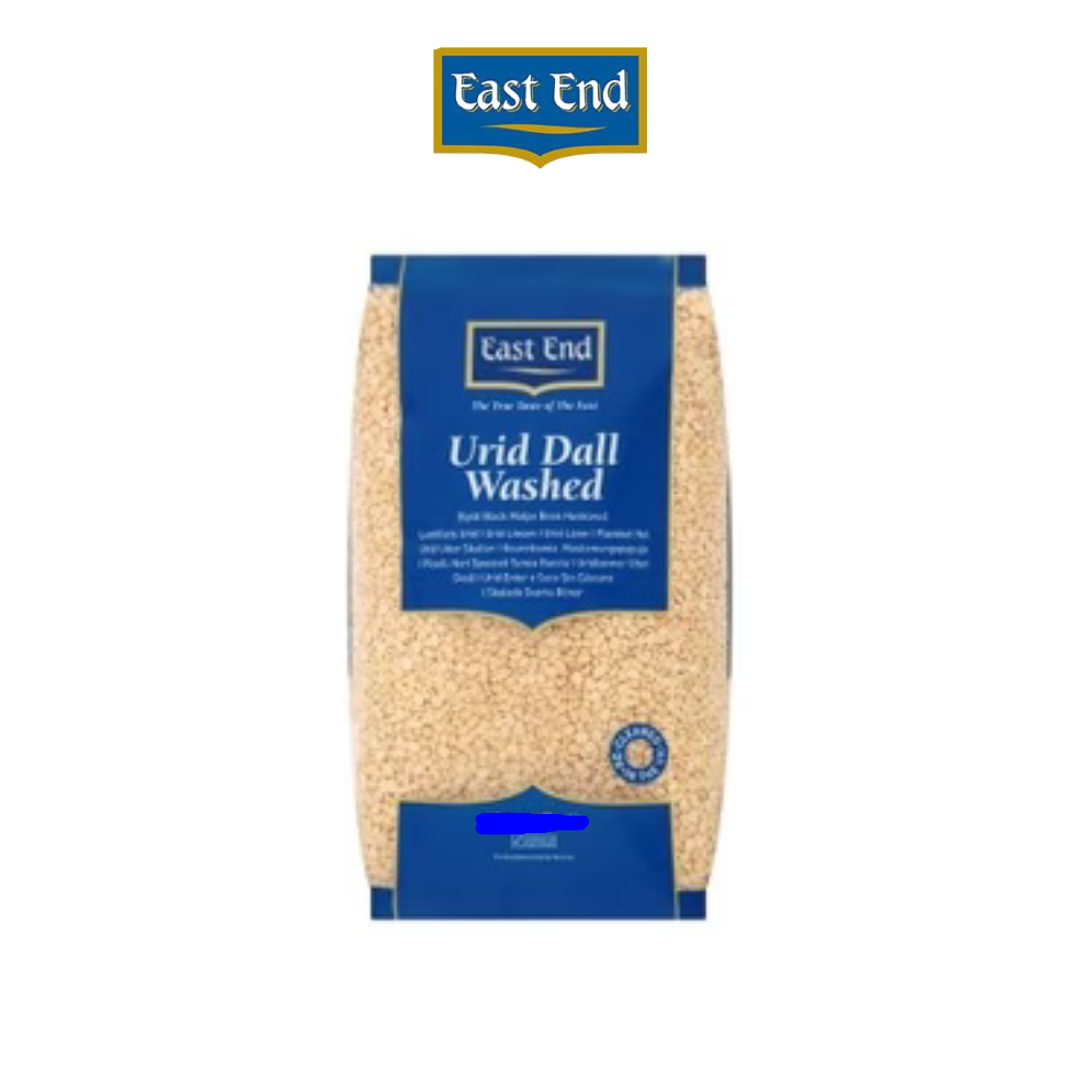 Bag of East End Urid Dall Washed on a white background