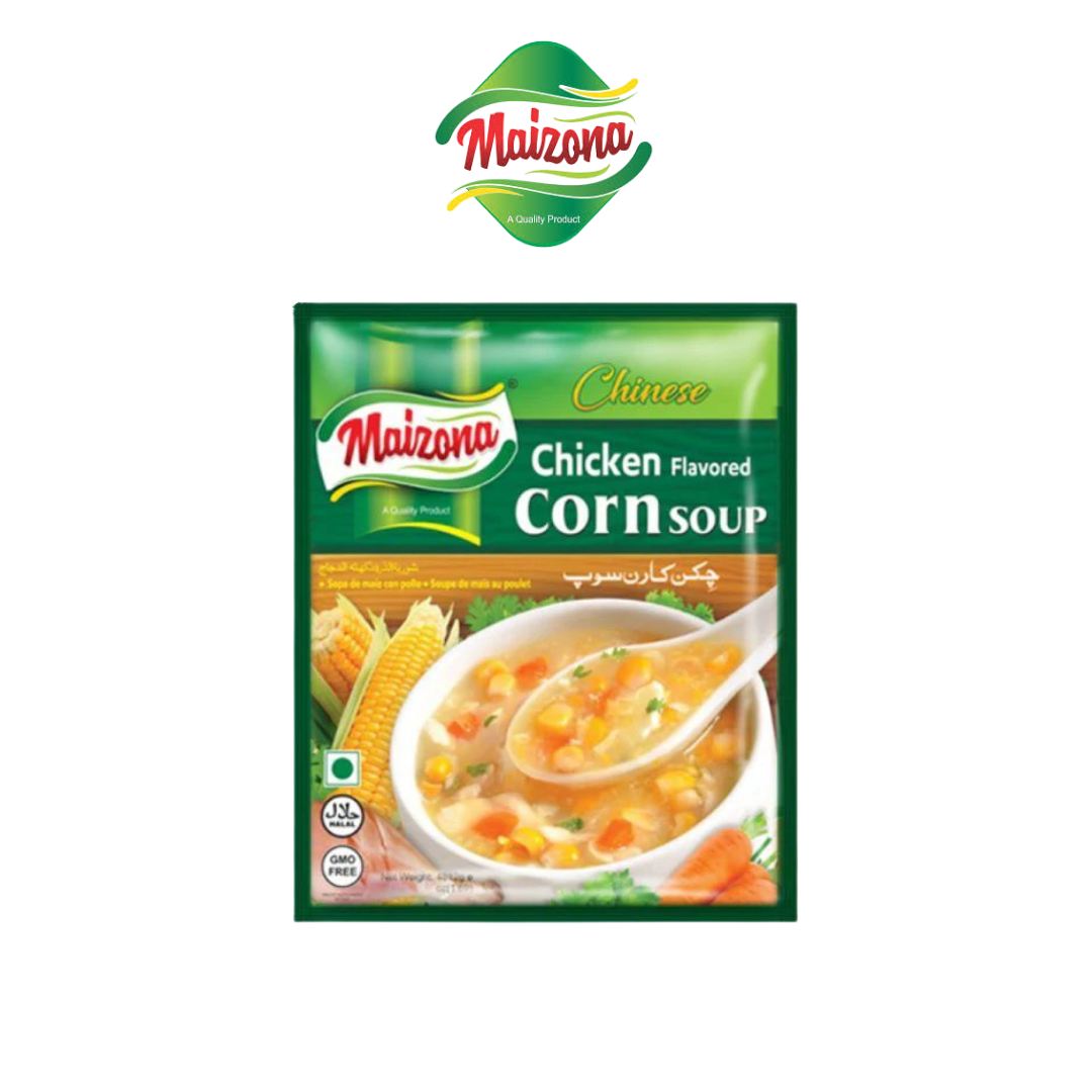 Maizona Instant Chicken Flavoured Corn Soup 52g