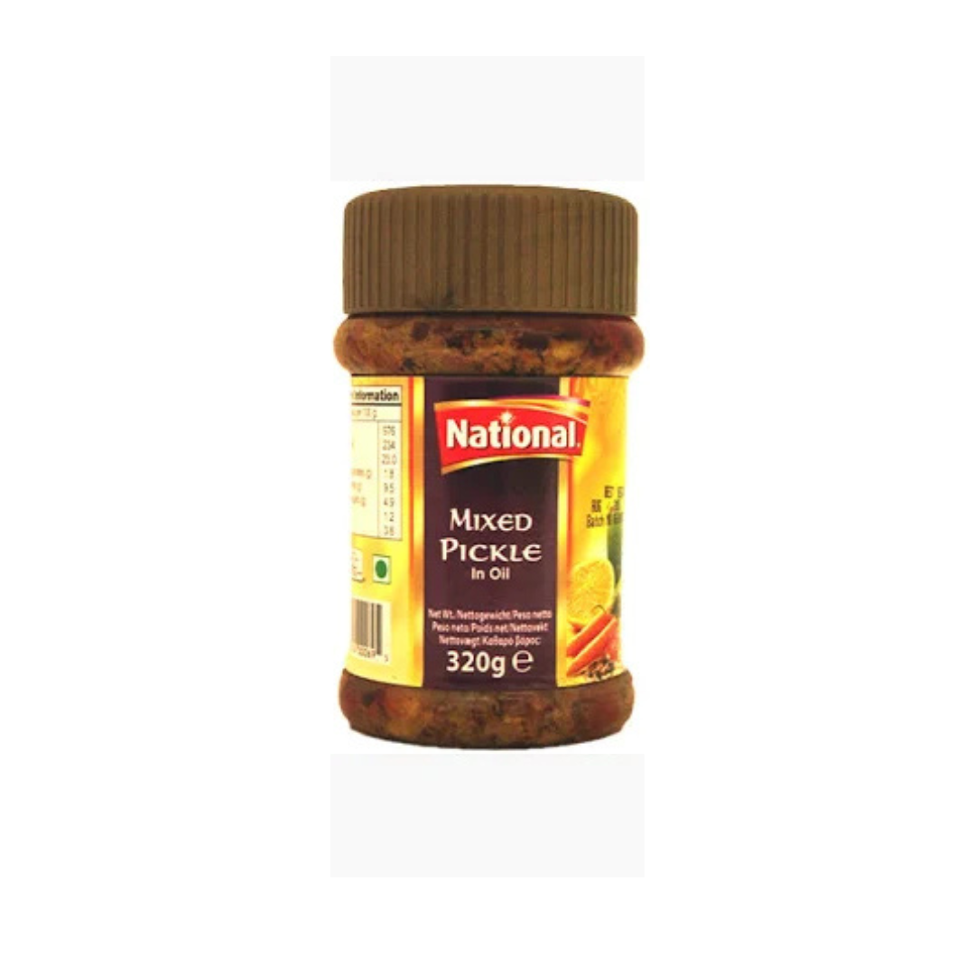 National Mixed Pickle in Oil 320g