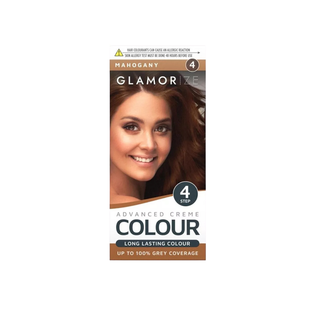 Glamorize Women Hair Dye Mahogany Brown No.04