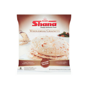Shana 8 Pack Wholemeal Chapatti 320g