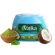 Vatika Naturals Volume & Thickness Hair Cream (210ml) – Coconut, Henna & Almond Infusion