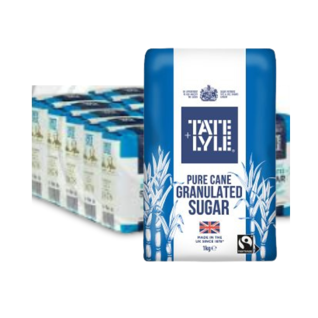 Tate & Lyle Pure Cane Granulated Sugar (1kgx15) - Autumn Offers