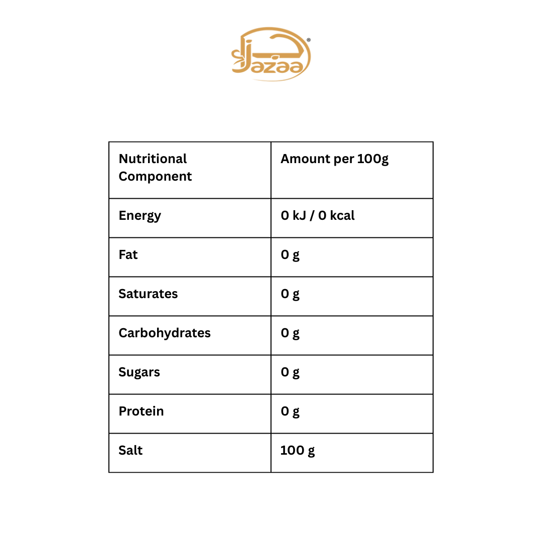 Jazaa Himalayan Pink Salt (Fine) 800g