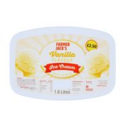 Farmer Jack's Vanilla Flavour Ice Cream 1.6 Litres