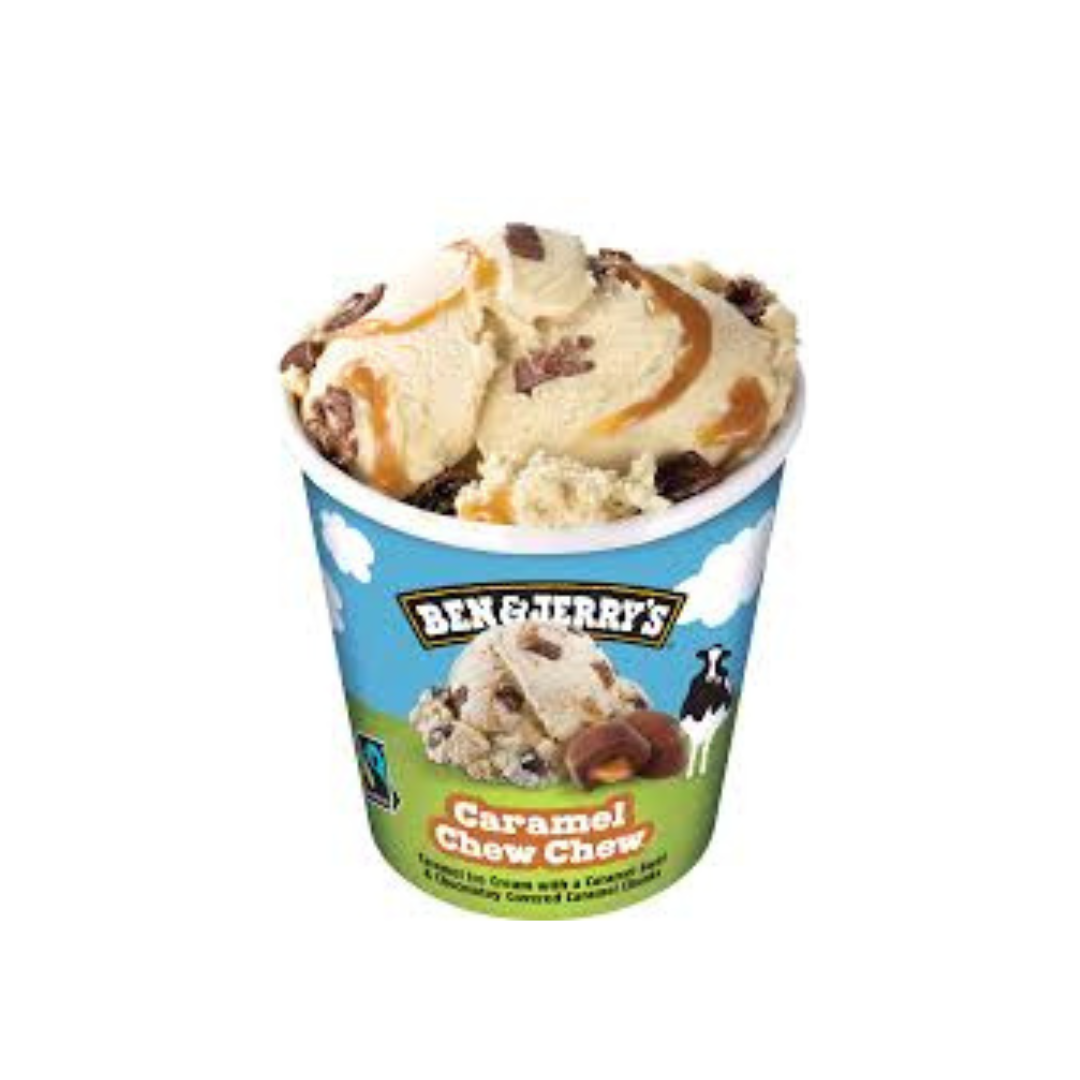 Ben & Jerry's Ice Cream Caramel Chew Chew 465 ml