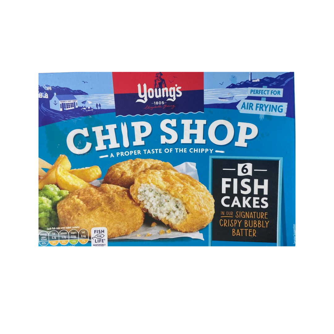 Young's Chip Shop Fish Cakes 6Pk