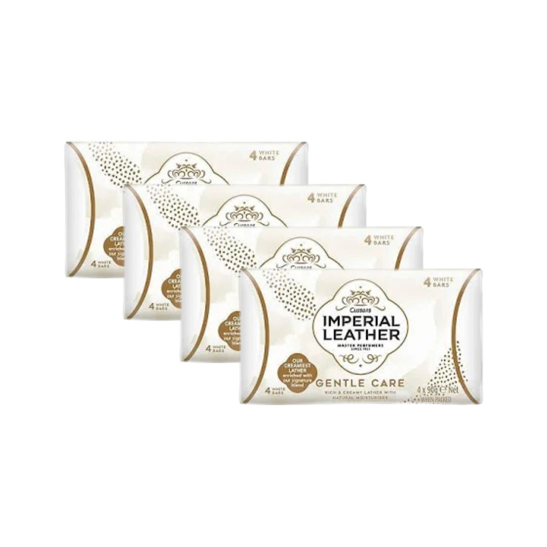 Cussons Imperial Leather Gentle Care Soap Bar 4 X 90g