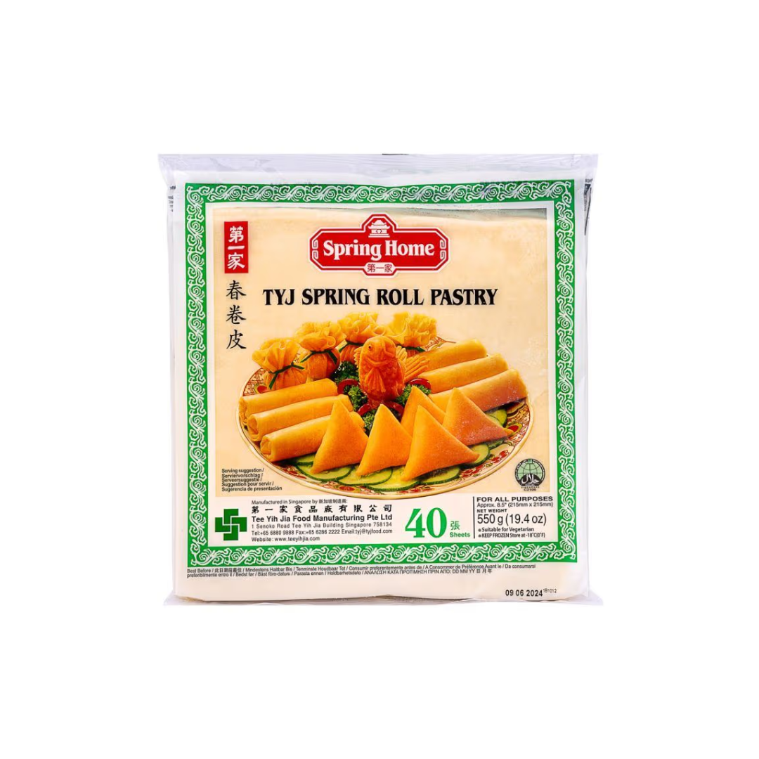 Spring Home Tyj Spring Roll Pastry 550g - 40 sheets