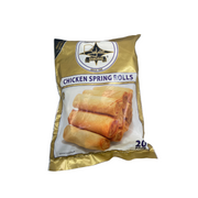 Rajas Chicken Spring Rolls 20 Pack.