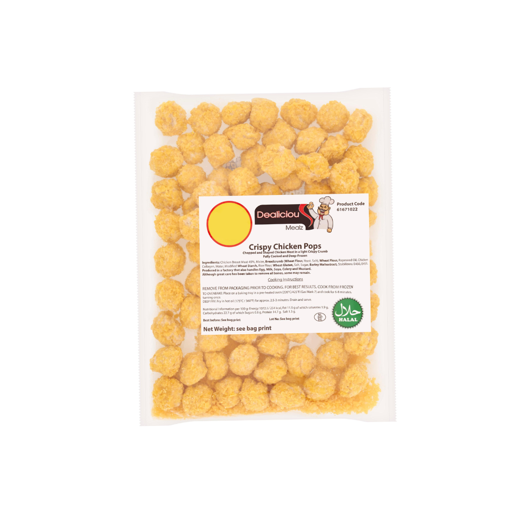 Dealiciou Mealz Crispy Chicken Pops 600g