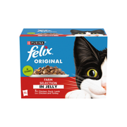 Felix Original Farm Selection in Jelly Wet Cat Food Pouches - 12 x 85g