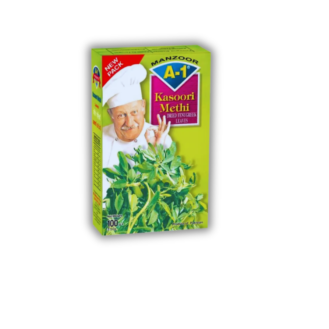Manzoor A1 Kasoori Methi (dried Fenugreek Leaves) 100g