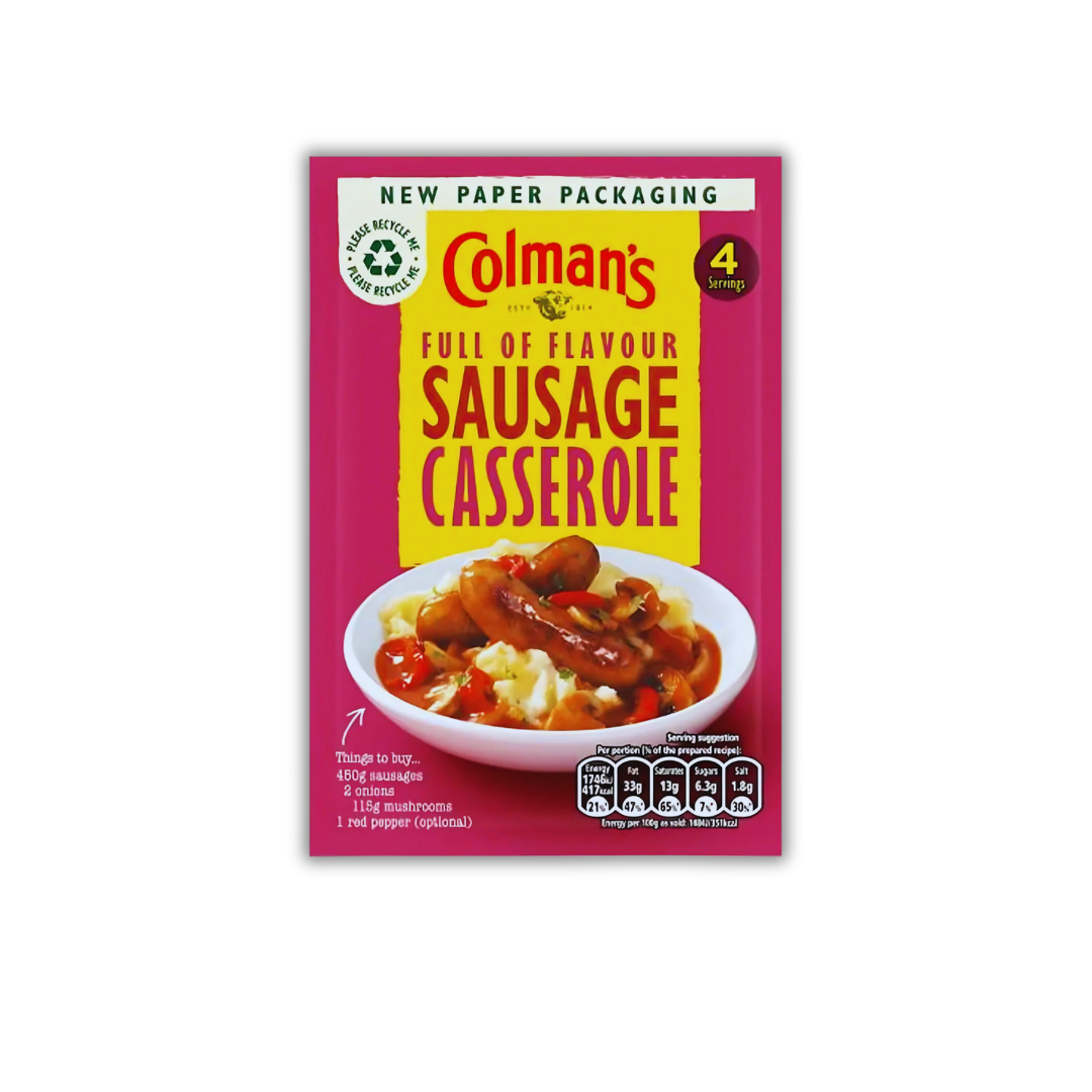 Colman’s Sausage Casserole Recipe Mix