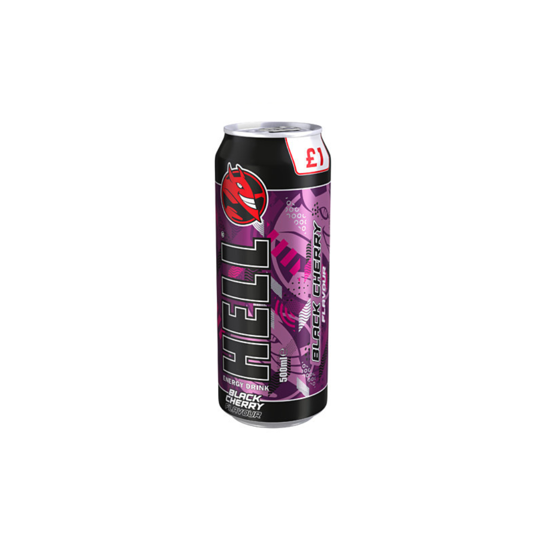 Hell Energy Drink Black Cherry