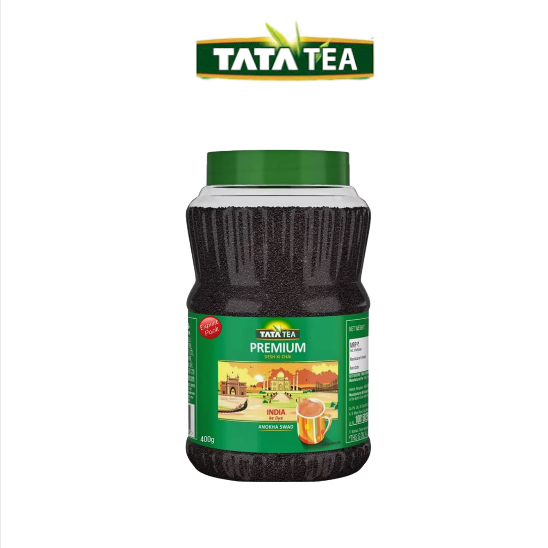 Tata Tea jar with green lid a- watan superstore