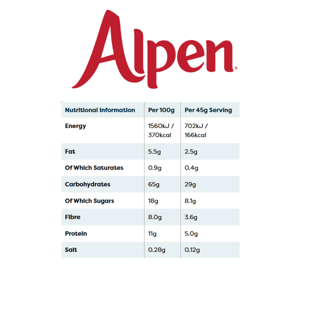 Alpen No Added Sugar Muesli 550g
