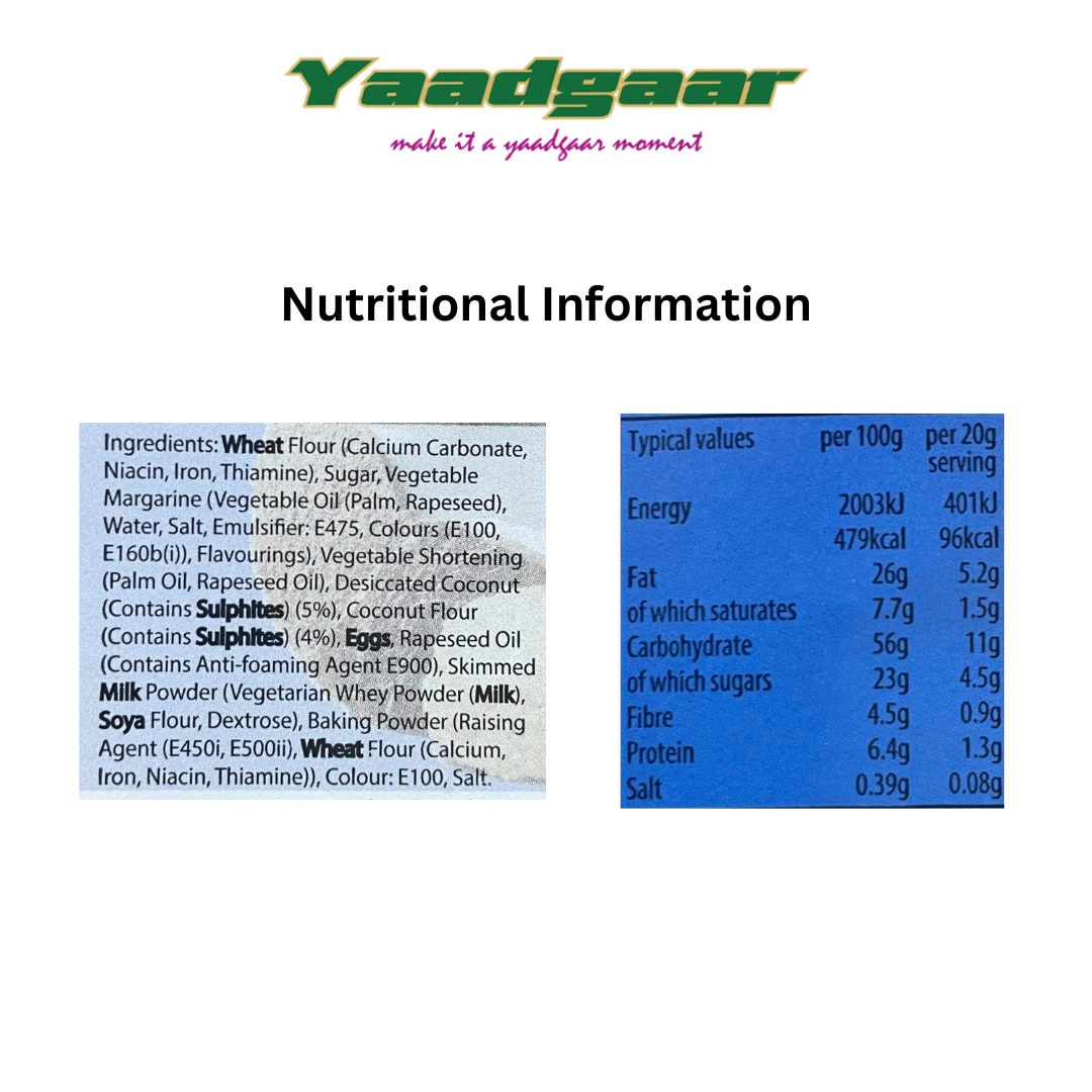 Yaadgaar Coconut Biscuits – 12pcs