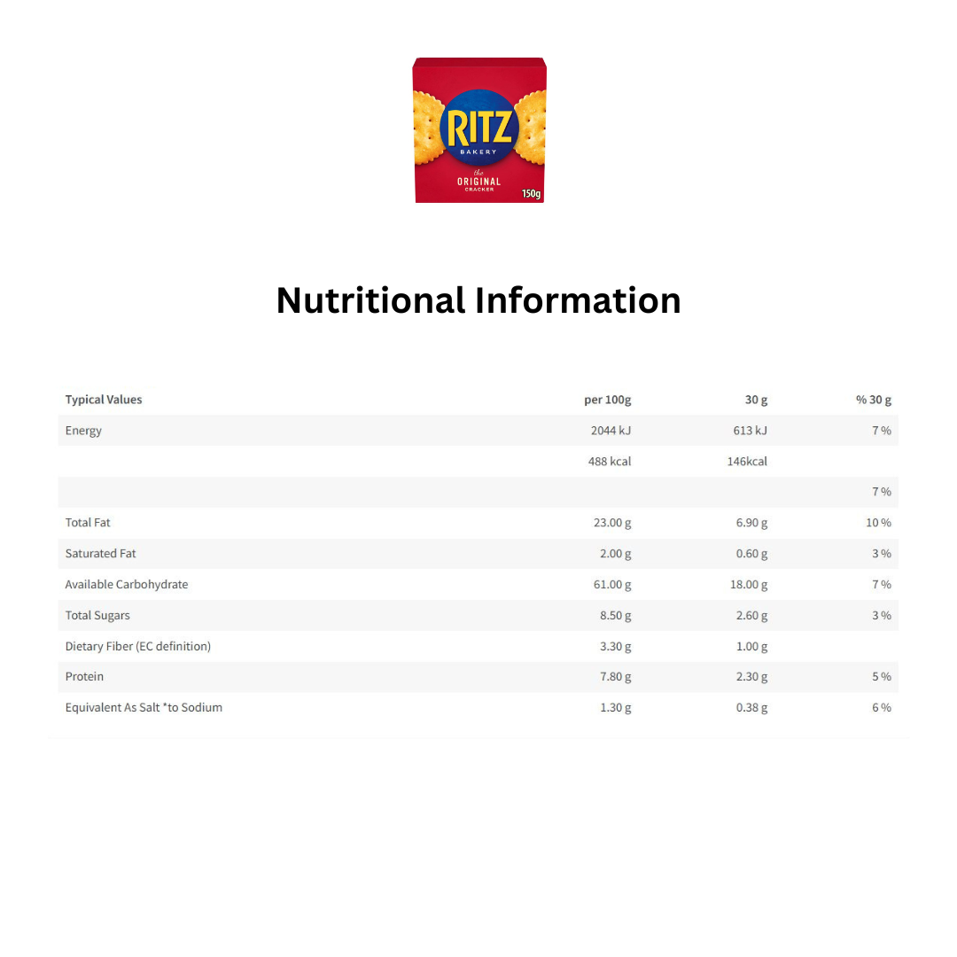 Ritz Original Crackers – 150g