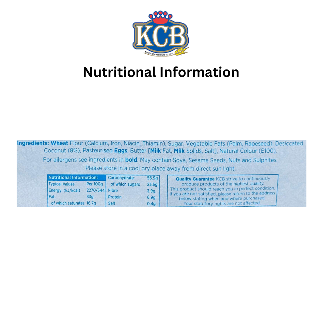 KCB Coconut Drops Biscuits – 18pk