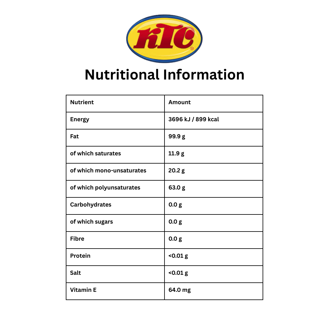KTC Pure Sunflower Oil – 1L