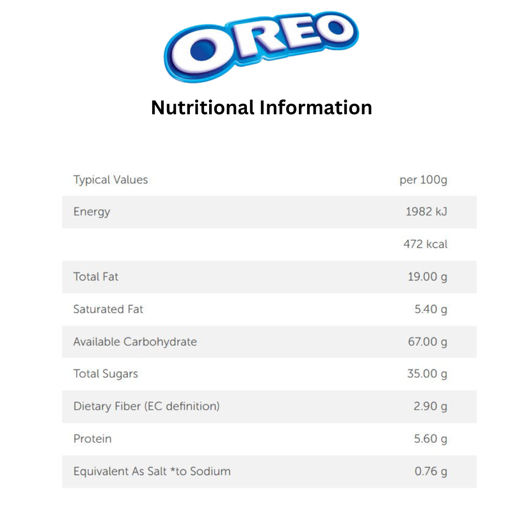 OREO Original Lunchbox  Vanilla Flavour – 6 Pack (132g)