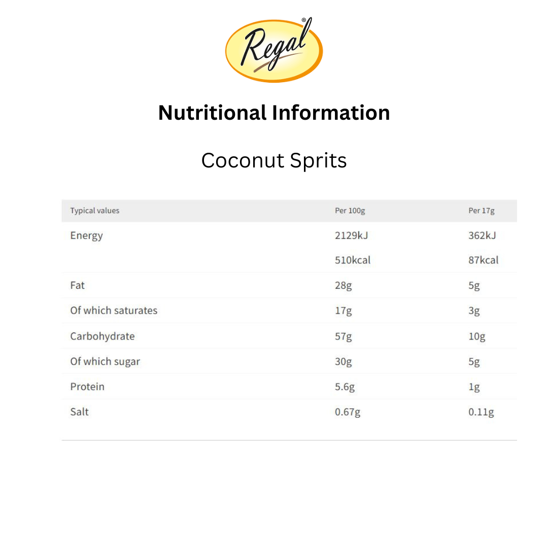 Regal Bakery Sprits Cookie Rings – 350g
