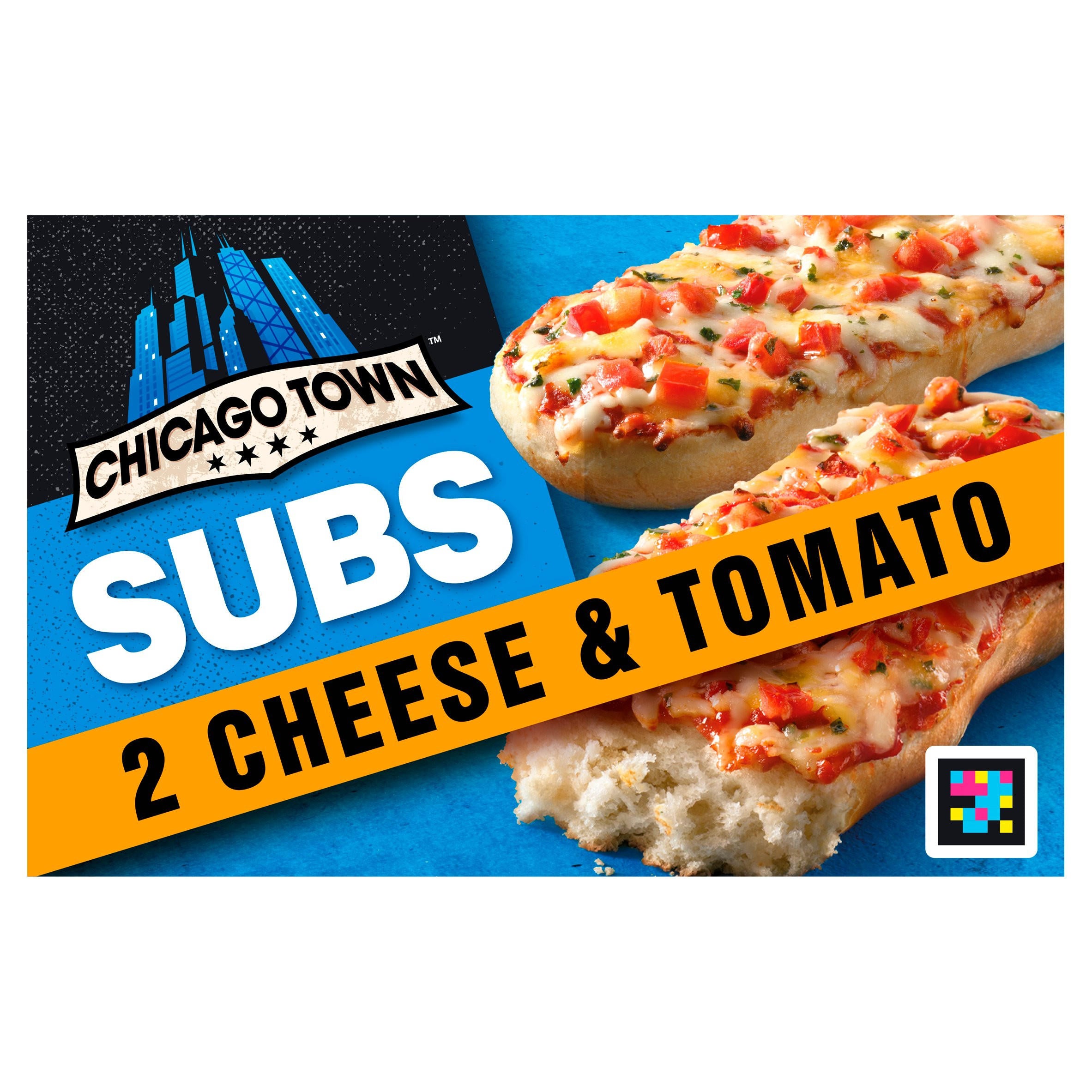 Chicago Town Triple Cheese & Tomato Subs Pizza 250g