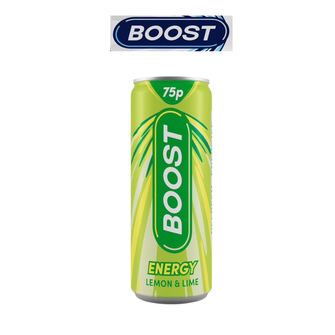 Boost Energy Lemon & Lime 250ml