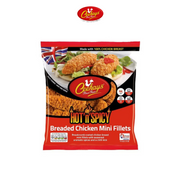 Ceekays Hot'n'Spicy Breaded Chicken Mini Fillets.