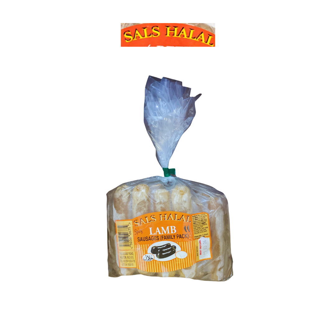 Sals Halal Lamb Sausages Family Pack
