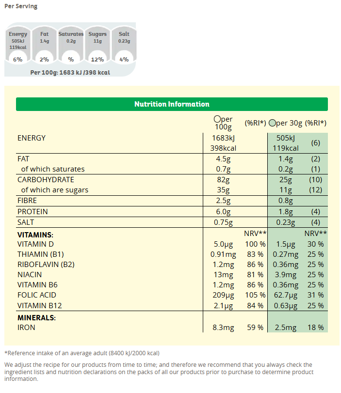 Kellogg’s Crunchy Nut ORIGINAL 460g