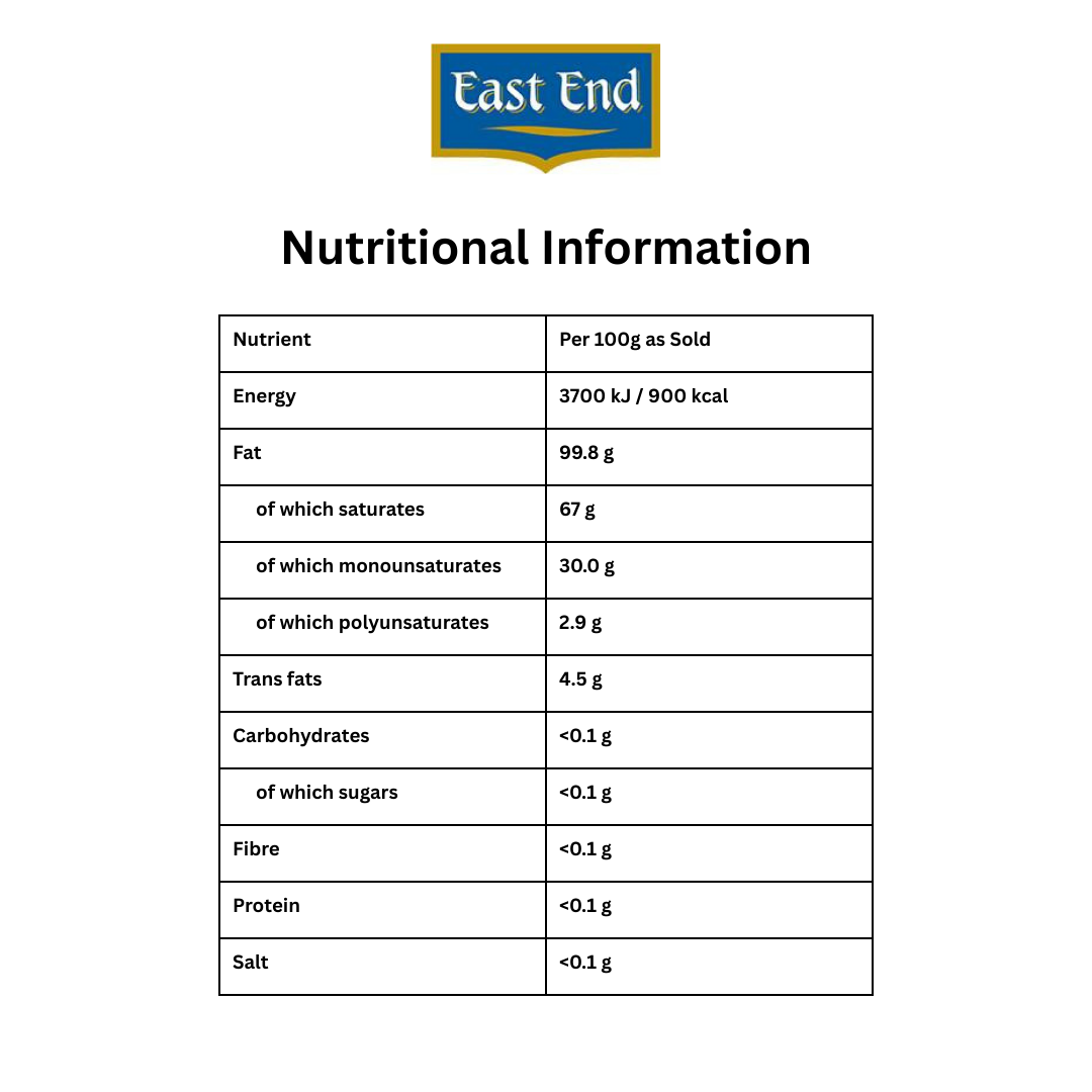 East End Pure Butter Ghee 1Kg