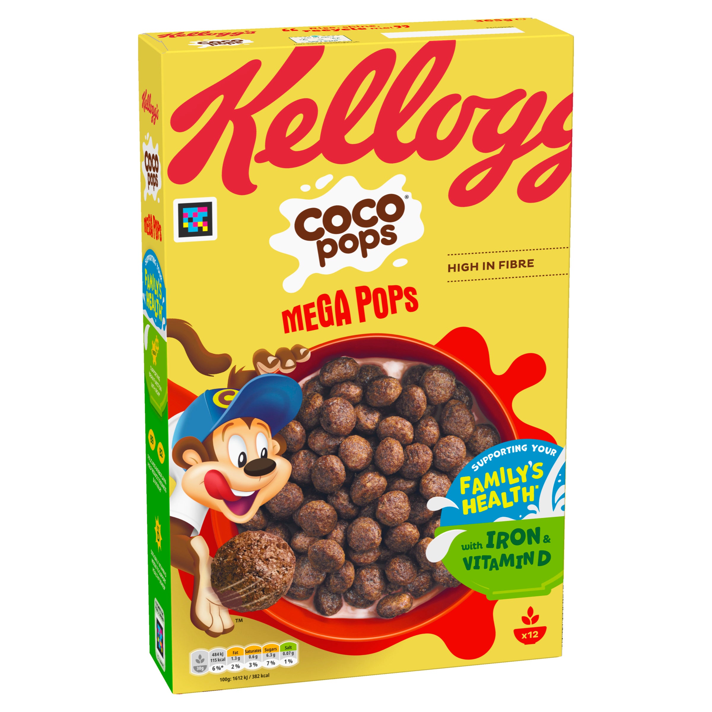 Kellogg's Coco Pops Mega Pops 365g
