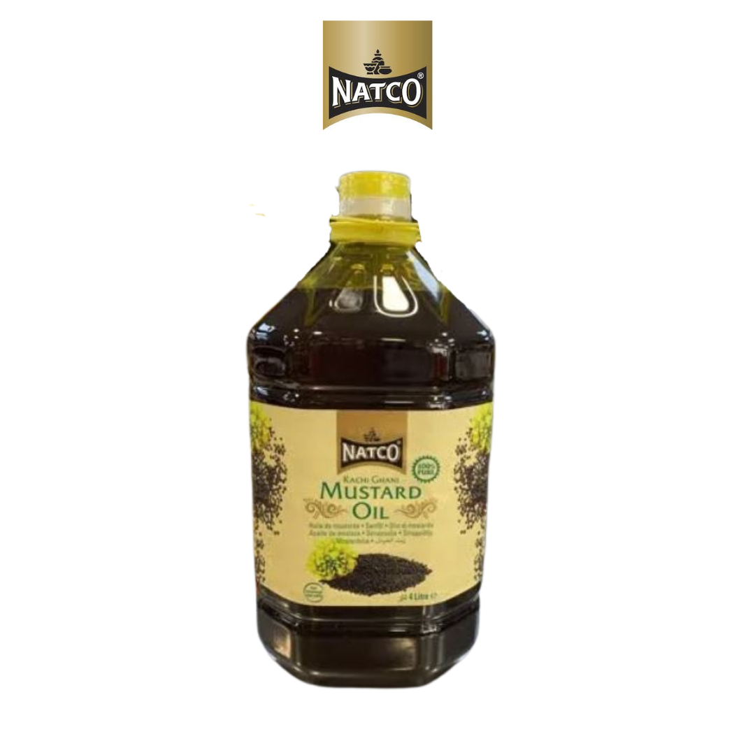 Natco Kachi Ghani Pure Mustard Oil 4 ltr