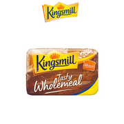 Kingsmill Tasty Wholemeal bread package on a white background