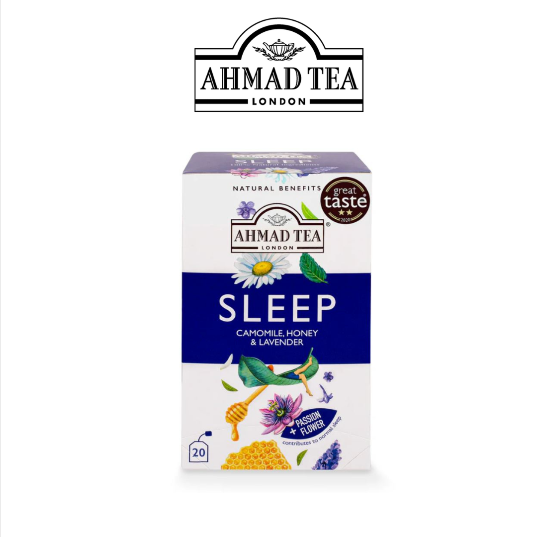 Ahmad Tea Camomile, Honey & Lavender "Sleep" Infusion – 20 Teabags