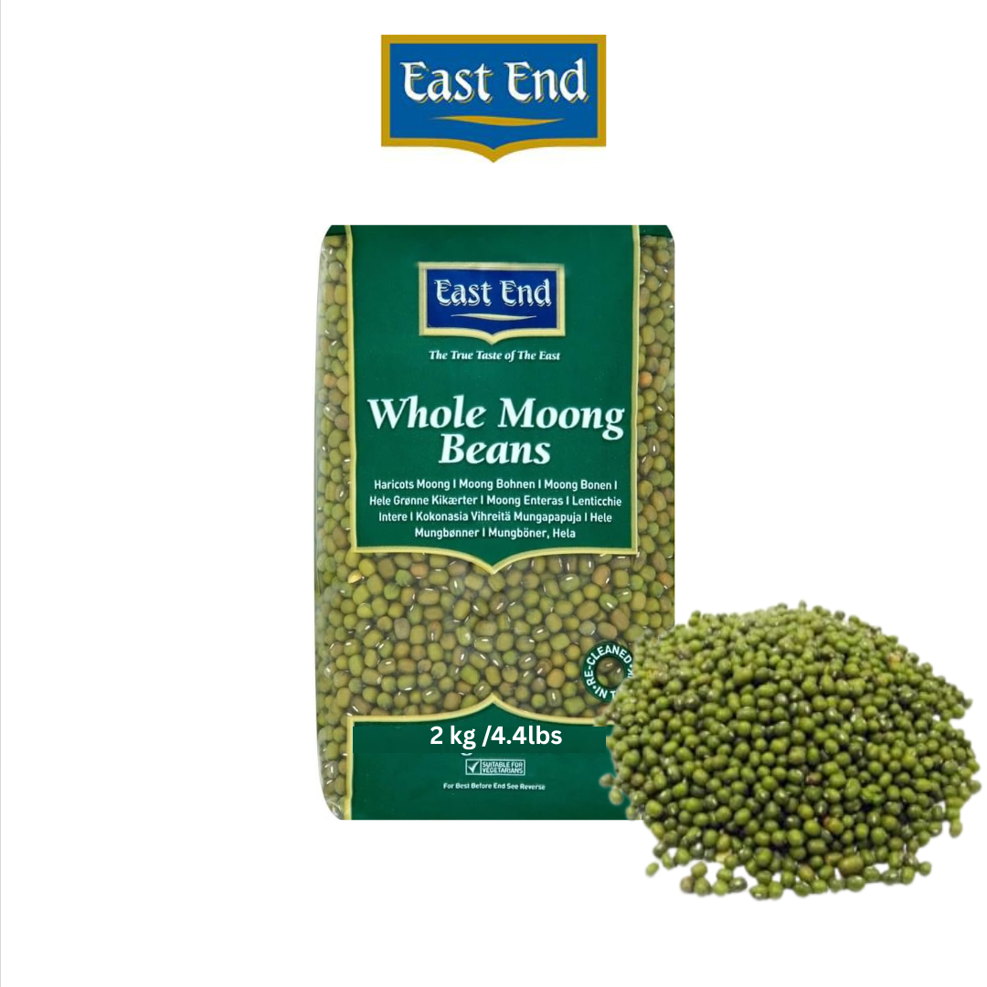 East End Whole Moong Beans - 500g/2kg | Whole Green Gram | Mung Beans