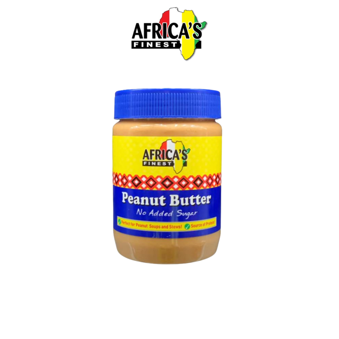Africa's Finest Peanut Butter 500g - No Added Sugar & Smooth Variants
