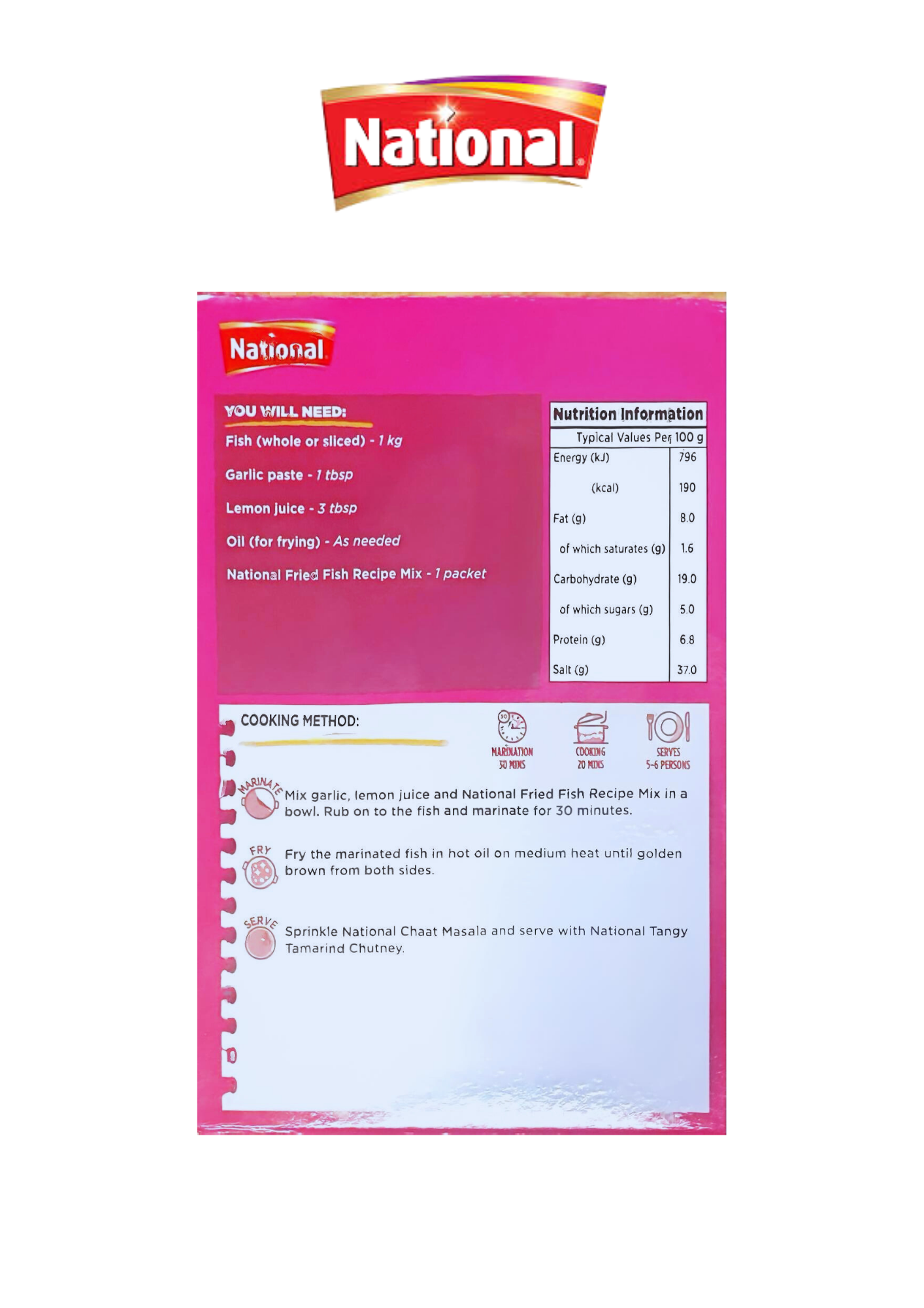 National  Fried Fish Masala