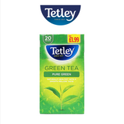Tetley Pure Green Tea – 20 Tea Bags (40g)