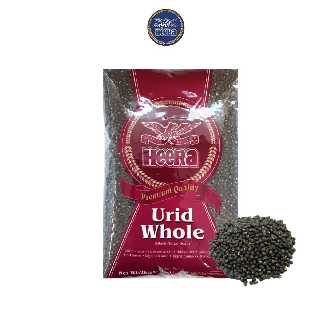 Heera Urid Whole - 500g & 2kg Options | Sabut Urad Dal
