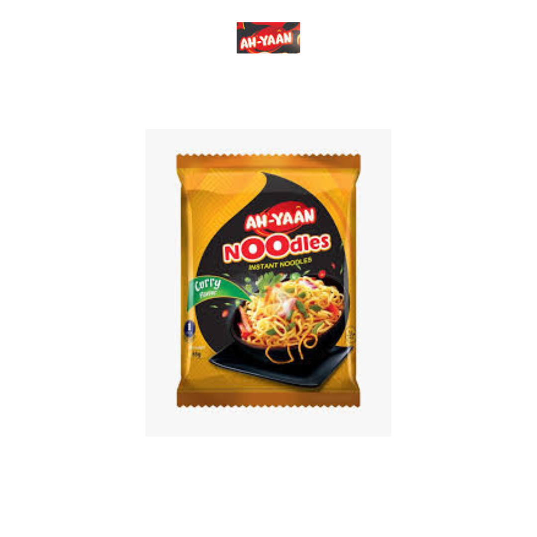 Ah-Yaan Instant Noodles - Curry, Chicken & Korean Extra Spicy Flavours  5x65g (325g)